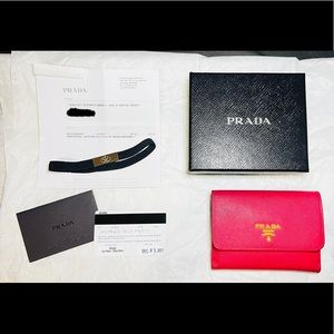 Authentic Prada wallet